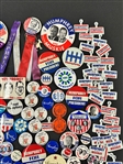 (285) Hubert Humphrey, Muskie Political Buttons