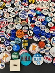 (285) Hubert Humphrey, Muskie Political Buttons