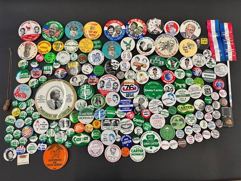 (150+) Jimmy Carter Political Buttons