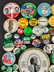 (150+) Jimmy Carter Political Buttons
