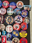 (286) John Kerry Political Campaign Buttons