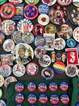 (286) John Kerry Political Campaign Buttons