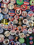(286) John Kerry Political Campaign Buttons