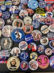 (286) John Kerry Political Campaign Buttons