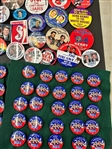 (286) John Kerry Political Campaign Buttons