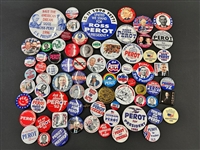(77) Ross Perot Political Buttons