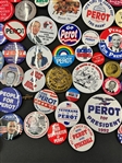 (77) Ross Perot Political Buttons