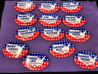 1992, 2000 Democratic National Convention Commemorative Buttons