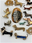 (47) Dachshund  Dog Brooches