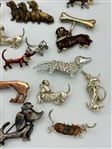 (47) Dachshund  Dog Brooches