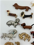 (47) Dachshund  Dog Brooches