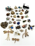 (34) Vintage Insect Brooches