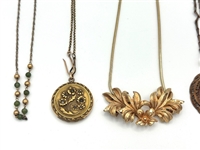 (6) Gold Filled Necklaces: Forstner