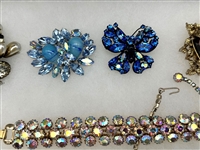 Group of Signed Vintage Costume Jewelry Including Sets