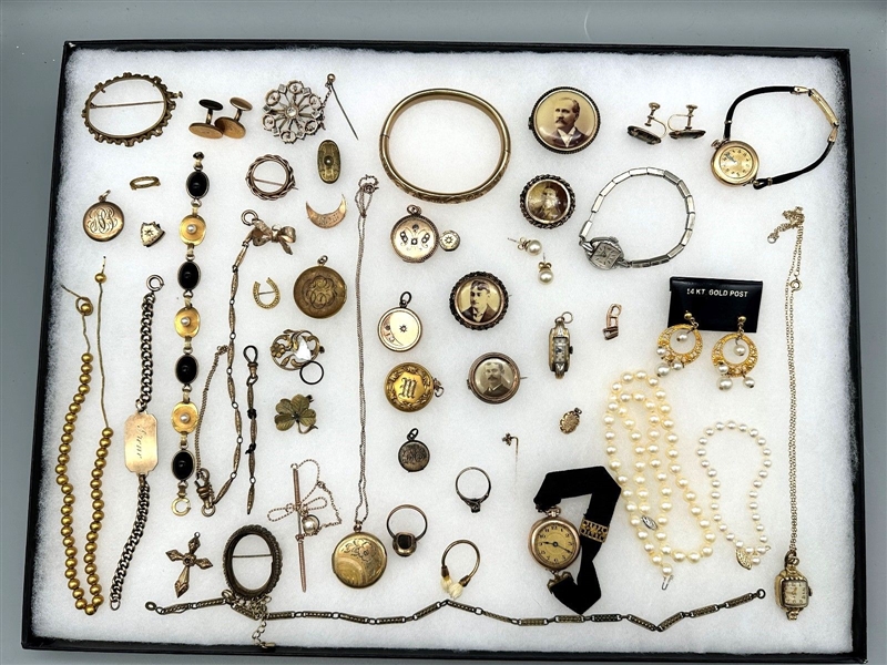 Large group of Gold Filled Jewelry