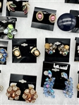 (26) Pairs of Signed Costume Jewelry Earrings; Bogoff, Hobe, Others