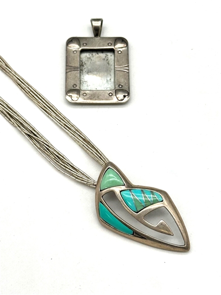 (2) Carolyn Pollack Sterling Silver Jewelry Pieces