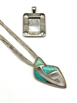 (2) Carolyn Pollack Sterling Silver Jewelry Pieces