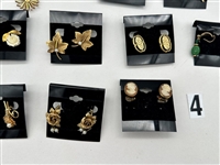 (14) Pairs of Gold Filled Earrings
