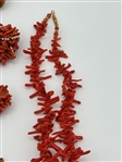 Group of Coral Jewelry