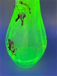 French Art Nouveau Cameo Glass Vase With Corolla Shape Top by Emile Galle