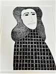 (7) Group of Maida Malin Ink Drawings