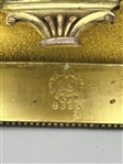 Empire Art Gold Art Deco Desk Clock