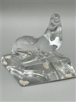 (3) Crystal Paperweights; Baccarat, Steuben