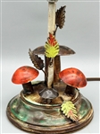 Tole Italian Toadstool Lamp