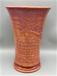 Cowan Vase Peach Matrix Glaze