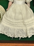 Kestner 172 Gibson Girl Doll In Shadow Box With Hats