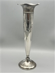 International Sterling Silver Trumpet Vase 