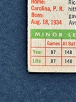 1955 Topps Roberto Clemente Rookie Card #164 Baseball Card