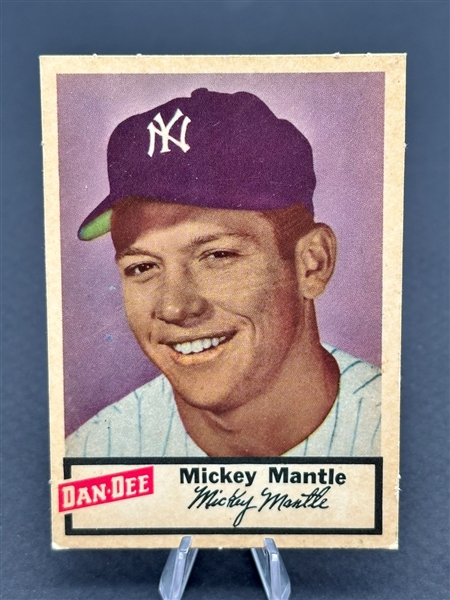 1954 Dan Dee Mickey Mantle 