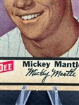 1954 Dan Dee Mickey Mantle 
