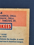 1954 Dan Dee Mickey Mantle 