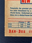 1954 Dan Dee Mickey Mantle 