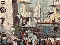 Pablo E. Oil on Canvas Cityscape