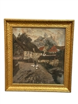 Max Merker (1861-1928) Hand Colored Photogravure Framed