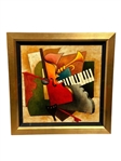 Emanuel Mattini "Sonata" Serigraph on Canvas