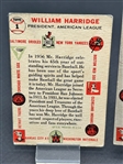 (3) 1956 Topps William Harridge #1 (2) Gray Back (1) White Back Baseball Cards