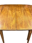 Broyhill Brasilia Mid Century Modern Dining Room Table With 4 Chairs, 3 Leaves.