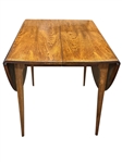 Broyhill Brasilia Mid Century Modern Dining Room Table With 4 Chairs, 3 Leaves.