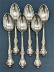 (6) Rogers Bros. Demitasse Silver Plate Spoons "1906 Crest"