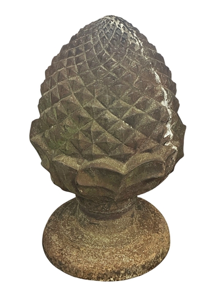 Cast Iron Artichoke Yard Sculpture