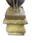Cast Cement Greyhound Dog Sculpture