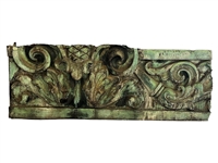 Large Copper Relief Architectural Panel From Building