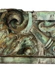 Large Copper Relief Architectural Panel From Building