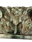 Large Copper Relief Architectural Panel From Building