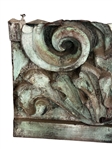 Large Copper Relief Architectural Panel From Building